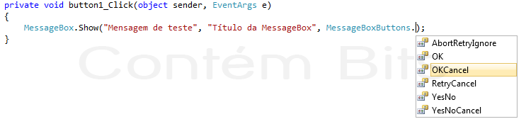 MessageBox C#