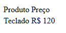 Exemplo de página HTML