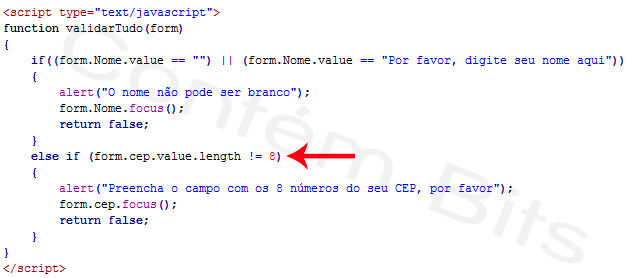 Validações em JavaScript