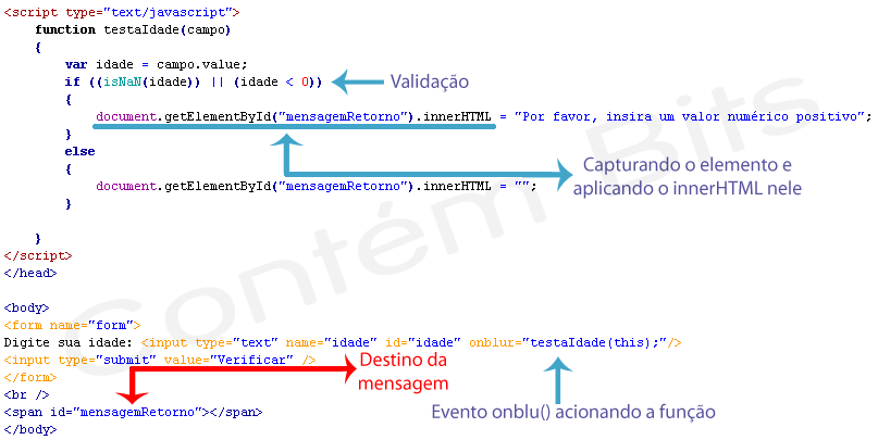 Validação - JavaScript