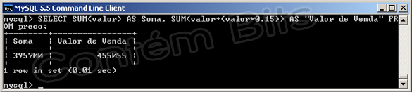 Função SUM MySQL