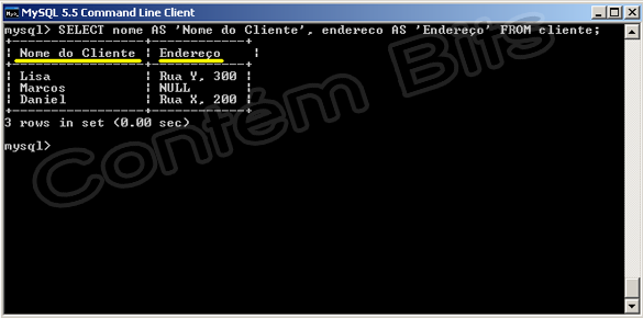 Aperfeiçoando o comando Select MySQL