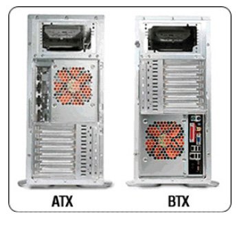 Diferenças entre gabinetes ATX e BTX